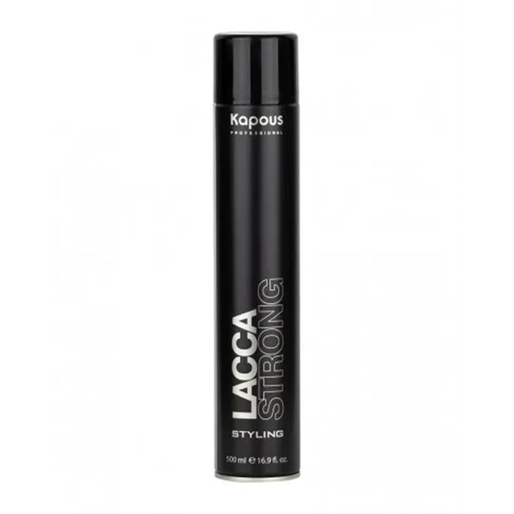 Лак аэрозольный для волос сильной фиксации «Lacca Strong», Kapous Professional, 500 мл