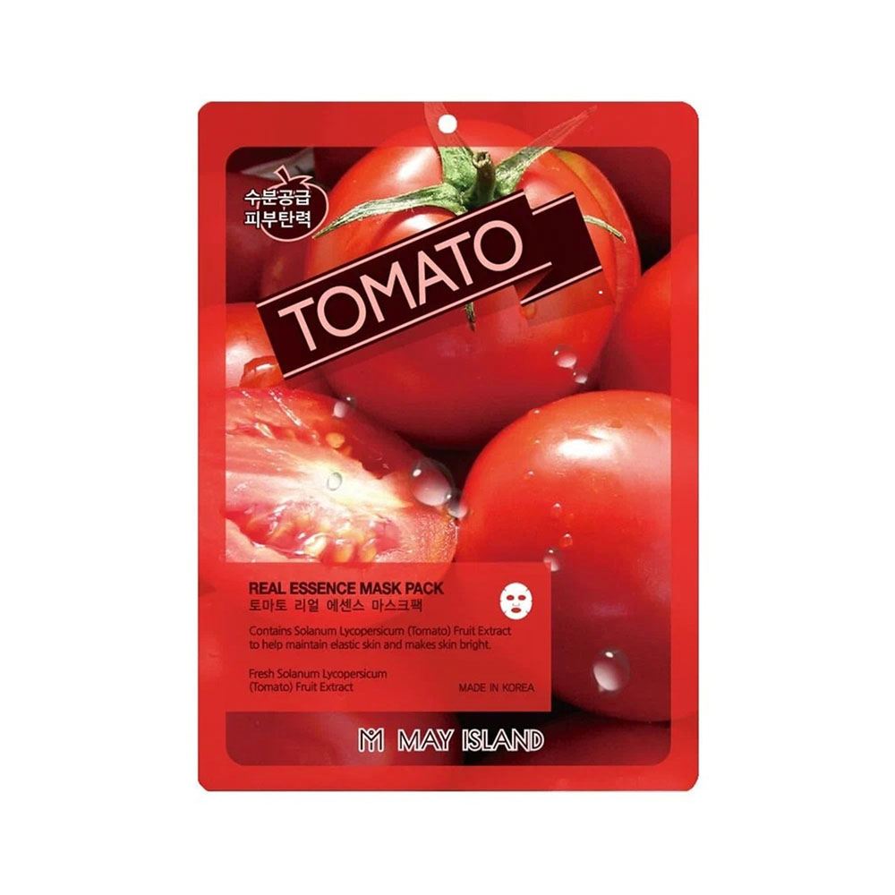 MAYISLAND Маска тканевая для лица с экстрактом томата Real Essense Tomato Mask Pack, 25 мл