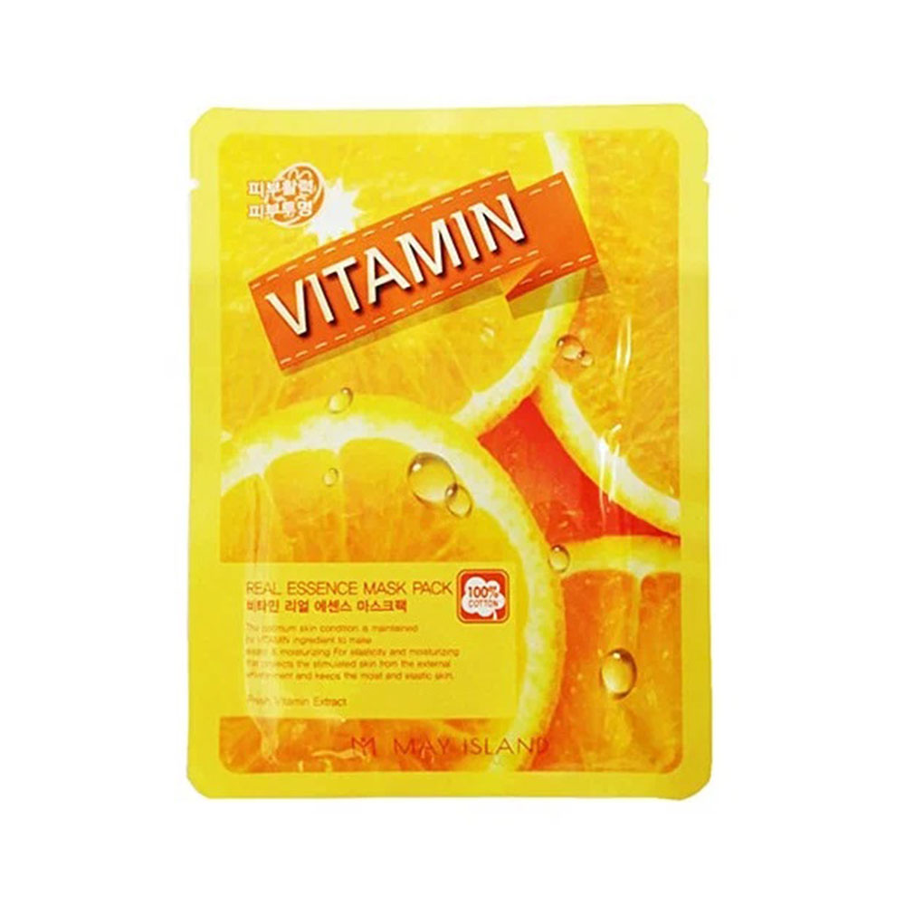 MAYISLAND Маска тканевая Витаминизированная Real Essense Vitamin Mask Pack, 25 мл